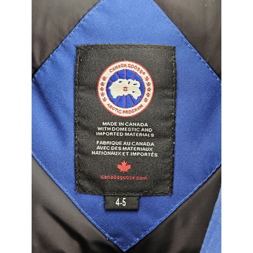 Canada Goose Kids Grizzly Bomber Jacket Removable Fur-trimmed Hood and Reflectiv - Picture 3 of 10